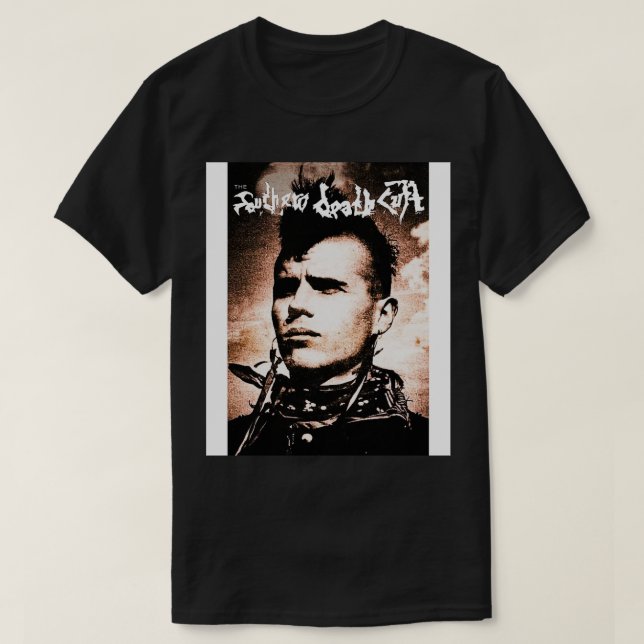 Camiseta Southern Death Cult (Frente do Design)