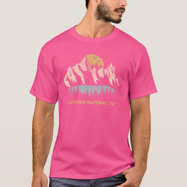 Camiseta Southern Gateway Virginia Mountain Sunset Sunrise (Frente)