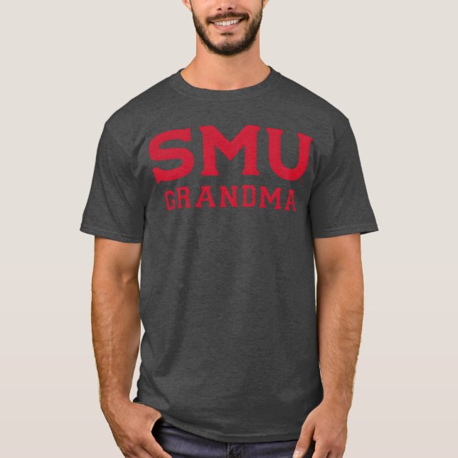 Camiseta Southern Methodist Smu Mustangs Avó garota (Frente)