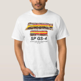 Camiseta Southern Pacific GS-4 Daylight Steam Locomotive