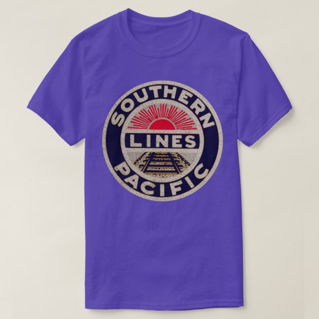 Camiseta Southern Pacific Rail Lines USA (Frente do Design)