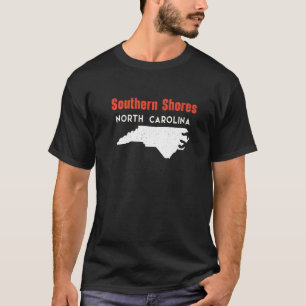 Camiseta Southern Shores North Carolina EUA State America T