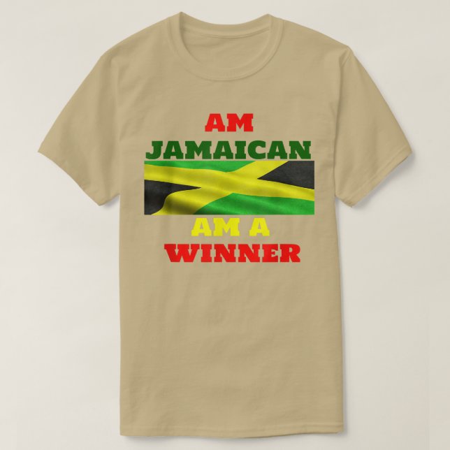 Camiseta Souvenir, bandeira de motivação jamaicana (Frente do Design)