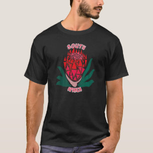 Camiseta Souvenir da África do Sul para mulheres masculinas