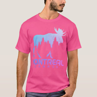 Camiseta Souvenir de Alce de Montreal Quebec Canadá