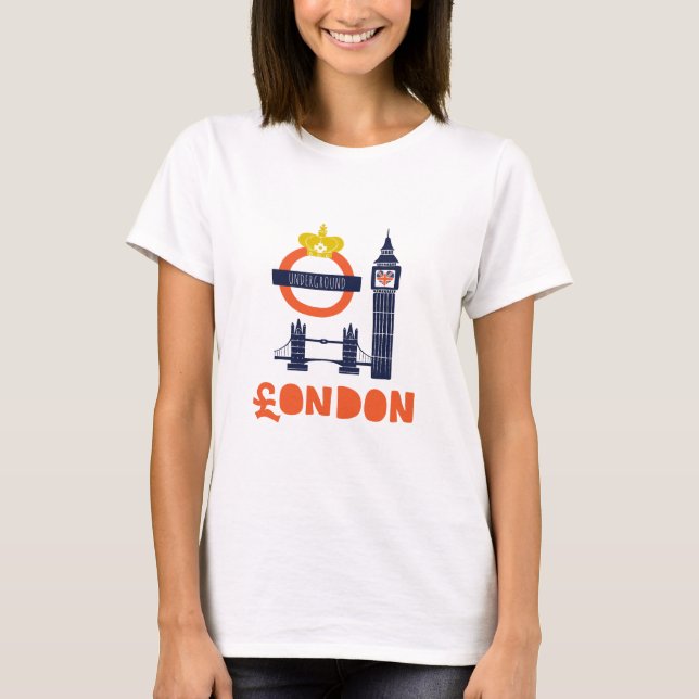 Camiseta Souvenir de Londres (Frente)