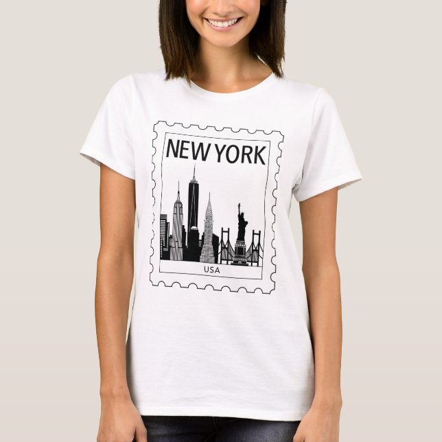 Camiseta Souvenir de Nova Iorque (Frente)