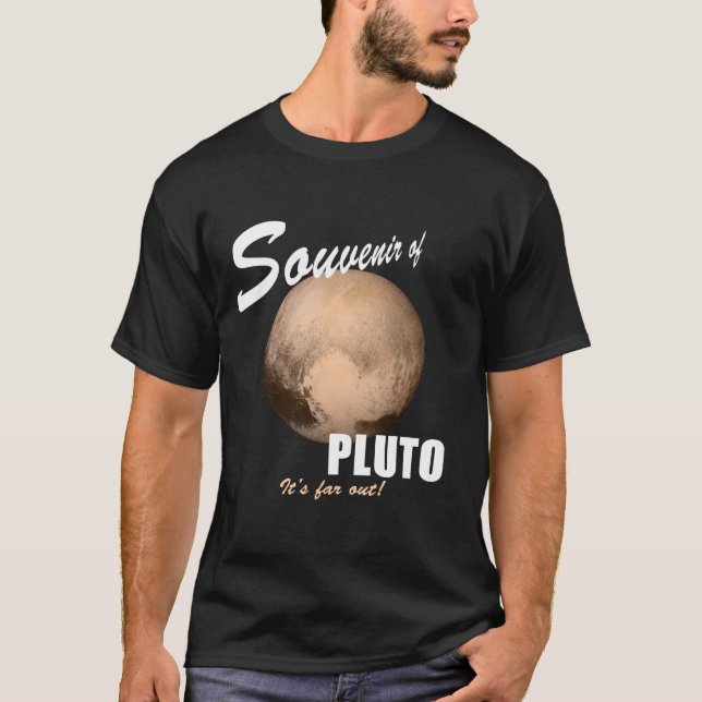Camiseta Souvenir de Plutão (Frente)