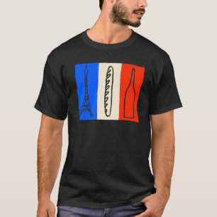 Camiseta Souvenir França para homens