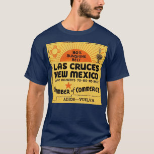 Camiseta Souvenir Torístico do Novo México em Las Cruces