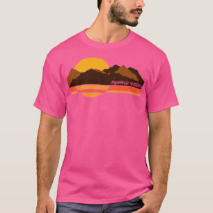 Camiseta Souvenir Turístico do Vale do Squaw na década de 7