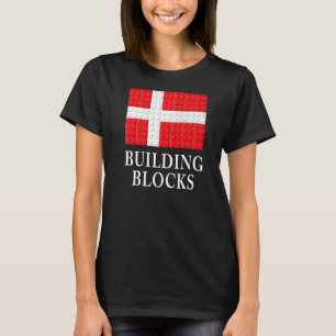 Camiseta Souvenirs Dinamarca Tijolos de plástico