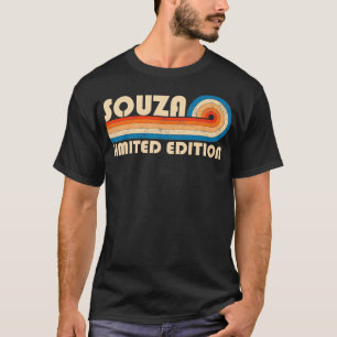 Camiseta SOUZA Apelido Retro Vintage 80s 90s Aniversário Re