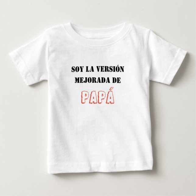 Camiseta soy la versión mejorada (Frente)