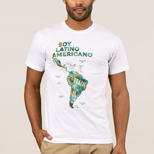 Camiseta Soy Latino Americano (Frente)