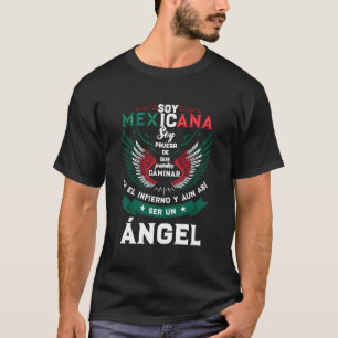 Camiseta Soy Mexicana Oferece Engraçados Mexicanos Ditos Me