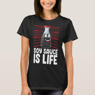 Camiseta Soy Sauce É A Vida Mulheres Molho Amor Foodie