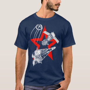 Camiseta Soyuz rocket Soyuz espaçonave satélite Sputnik