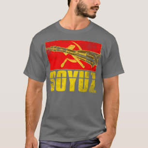 Camiseta Soyuz Rocket União Soviética 4