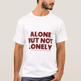 Camiseta Sozinho Mas Não Solitário