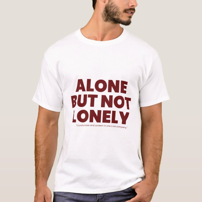 Camiseta Sozinho Mas Não Solitário (Frente)