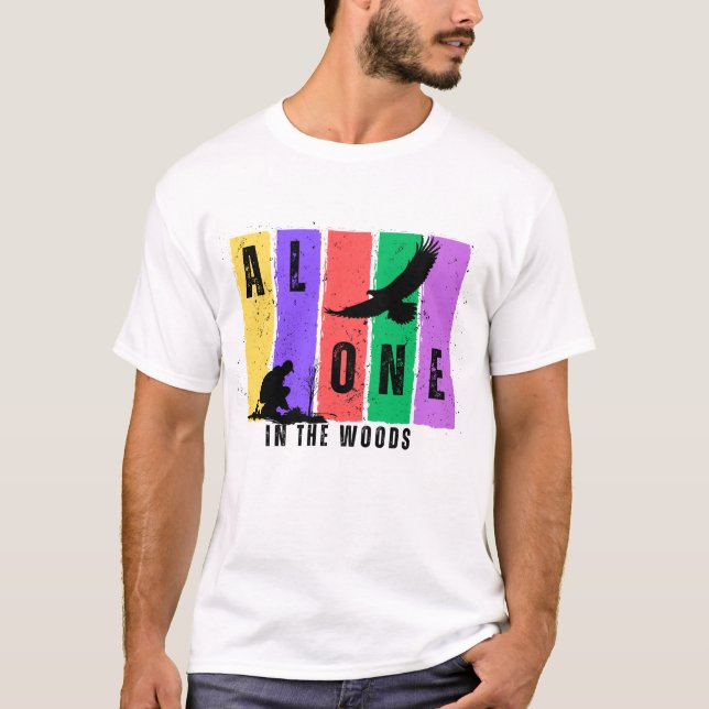 Camiseta Sozinho no Cobrir do Woods Mobile (Frente)