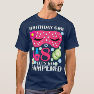 Camiseta Spa Birthday Party Themed Birthday Girls Age