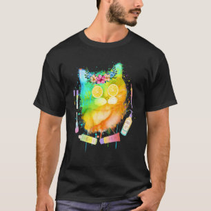 Camiseta Spa Birthday Squad Party Girls Cat Kitten Vamos Ge