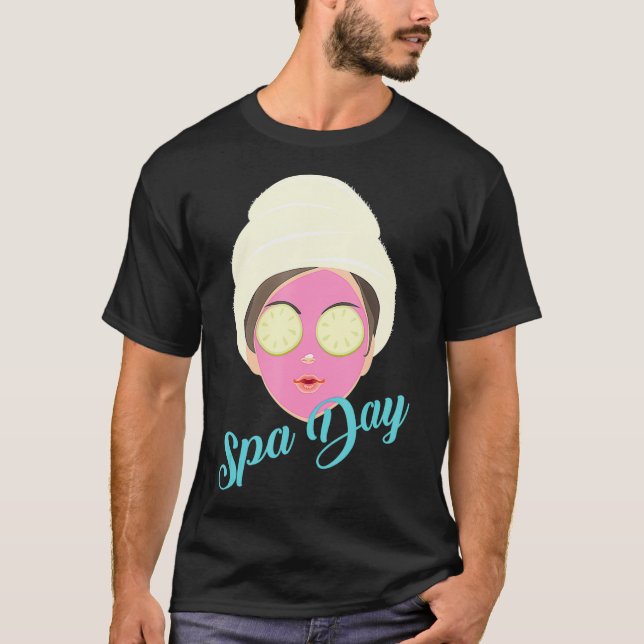 Camiseta Spa Day Legal Relaxando Terapia de Massagem Engraç (Frente)