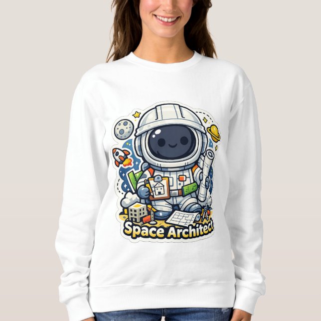 Camiseta Space Architect – Building the Universe (Frente)