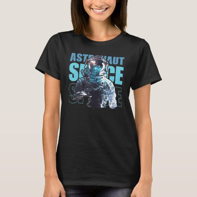 Camiseta Space Astronaut Galaxy Astronomy Spaceman (Frente)