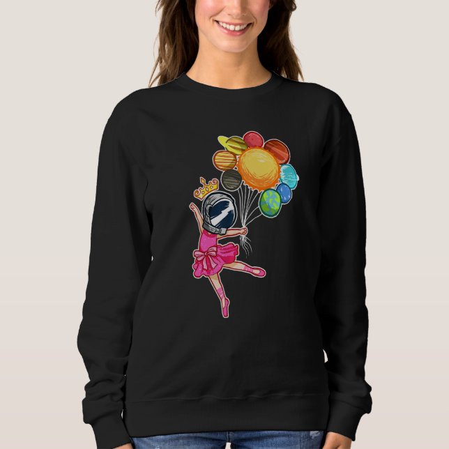 Camiseta Space Ballerina Astronaut  Ballet Dancer Planets (Frente)