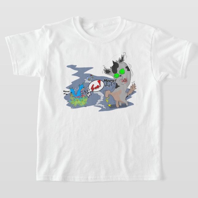 Camiseta Space Boo Cat (Postura )