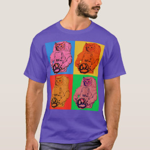 Camiseta Space Cat Astronauts In Space Suits Retro Pop Art