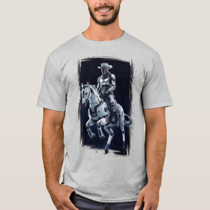 Camiseta Space Cowboy Sci-Fi Ocidental