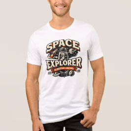 Camiseta Space Explorer Vintage Style Shirt