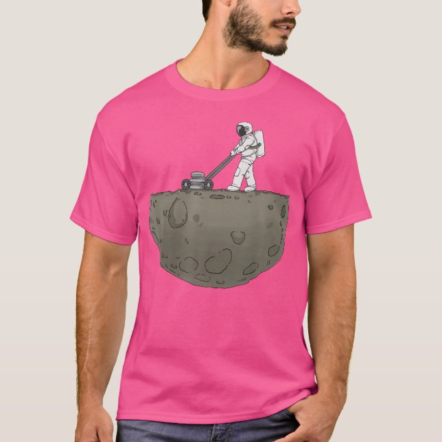 Camiseta Space Gardener - Astronaut Cut The Lawn On Moon Ga (Frente)