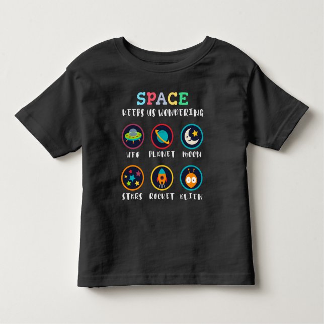 Camiseta Space keeps us wondering (Frente)