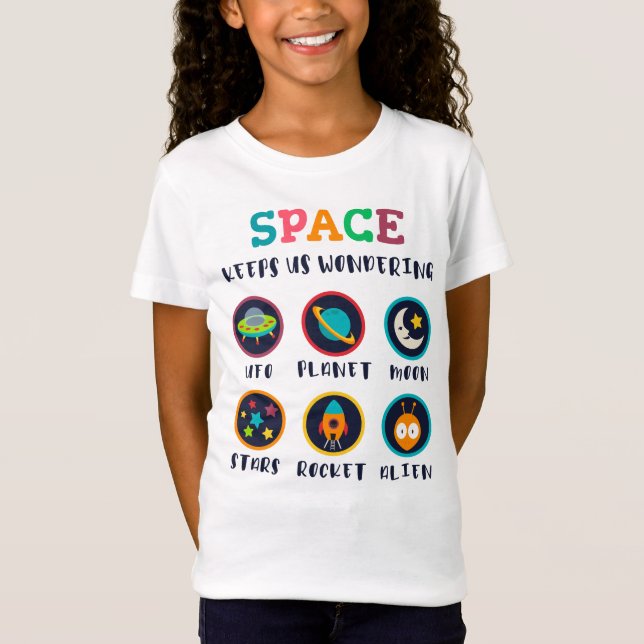 Camiseta Space keeps us wondering (Frente)