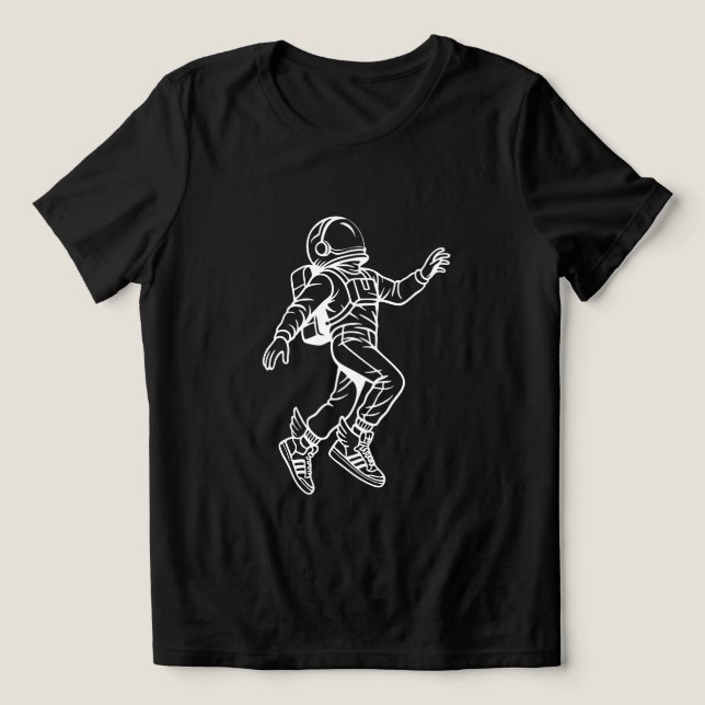 Camiseta Space Kicks: Winged Astronaut Flight (Design frontal)