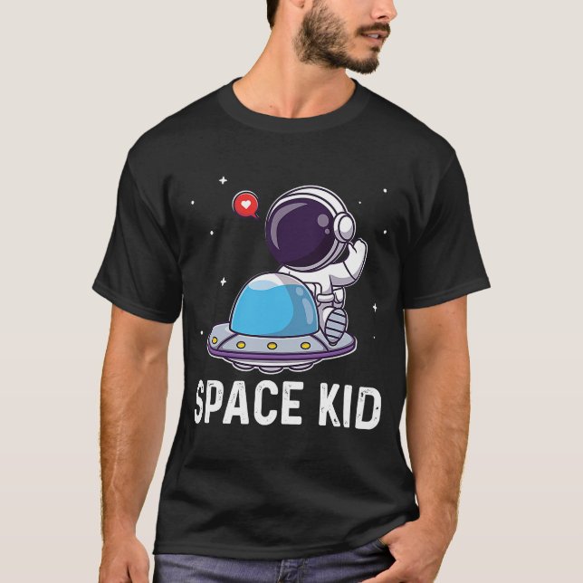 Camiseta Space Kids Rocket 1 (Frente)
