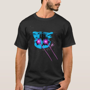 Camiseta Space Laser Lazer cat in space gatinho kitten oute