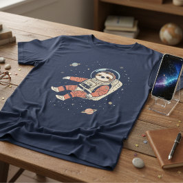 Camiseta Space Out Sloth — Cute Astronaut Sloth