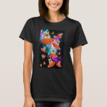 Camiseta Space Pizza Astronauta Kitten Sarcasm Comida Gala<br><div class="desc">Galáxia de Comidas de Gato de Pizza Espacial Kitten Sarcasm.</div>