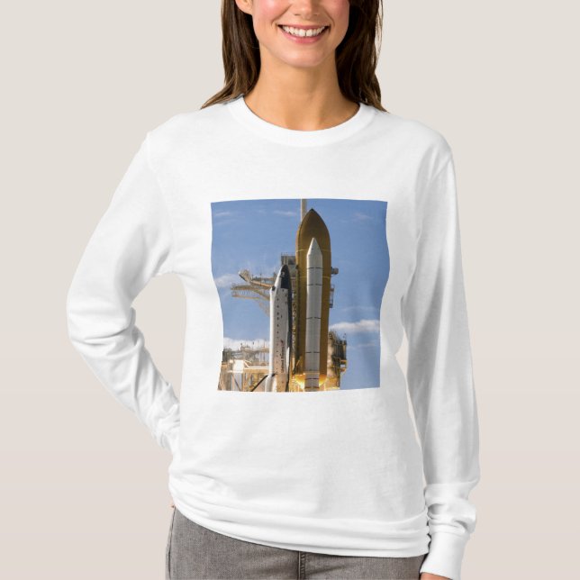 Camiseta Space Shuttle Atlantis levanta 5 (Frente)