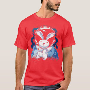 Camiseta Space Universe Rabbit Animal Lover Science Bunny A