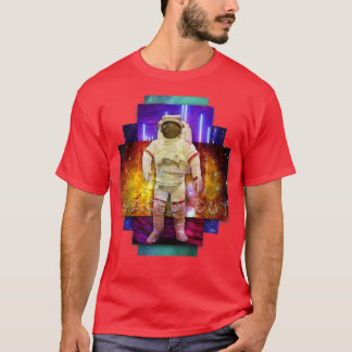 Camiseta Spaced Out Synthwave Astronaut 