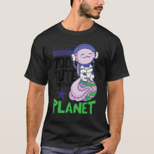 Camiseta Spaceman Astronaut Space Axolotl