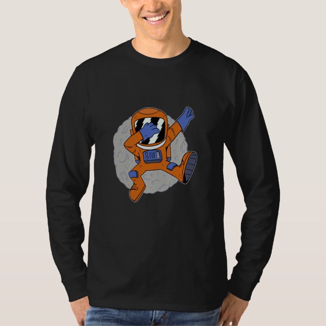 Camiseta spaceman space astronaut dab dabbing (Frente)