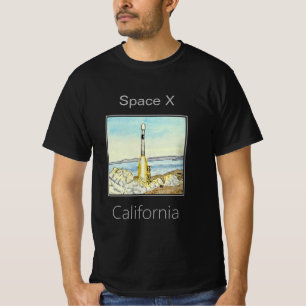 Camiseta SpaceX Launch, Vandenberg, Califórnia